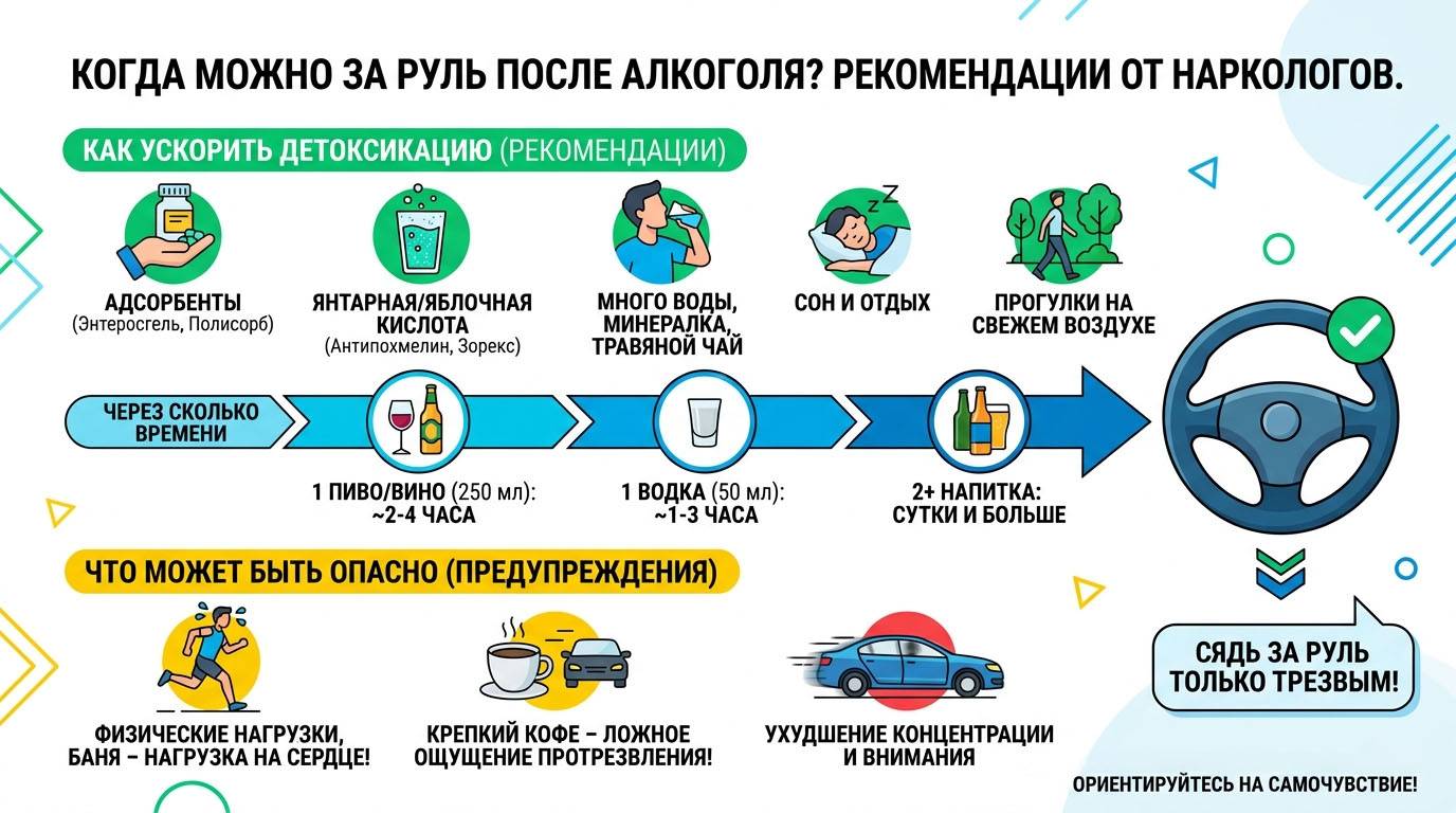 Инфографика: Как ускорить детоксикацию