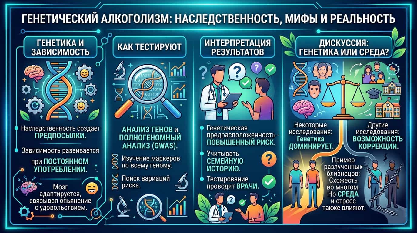 Инфографика: Что делать, если выявлена склонность к заболеванию