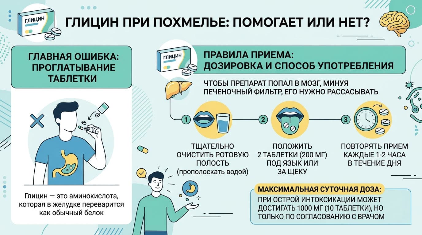 Инфографика: Правила приема: дозировка и способ употребления