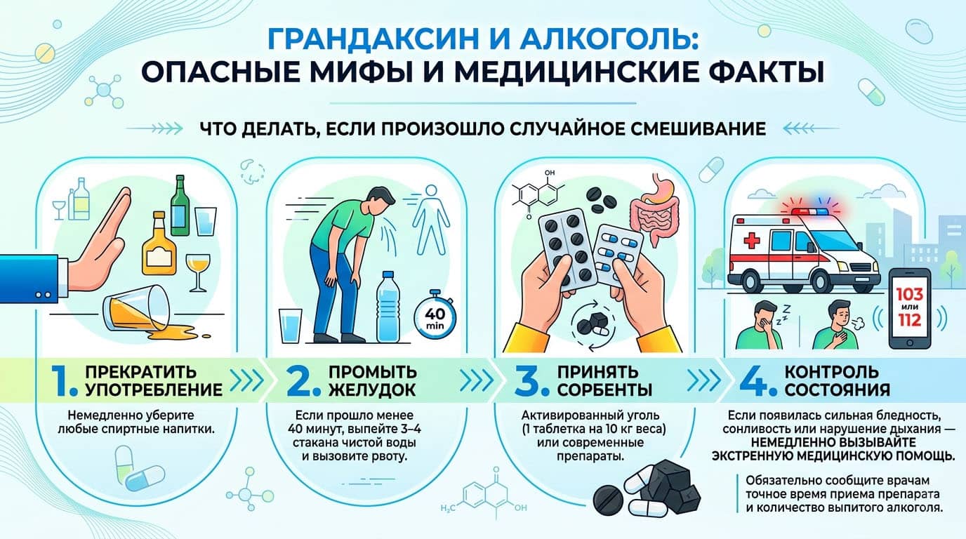 Инфографика: Что делать, если произошло случайное смешивание