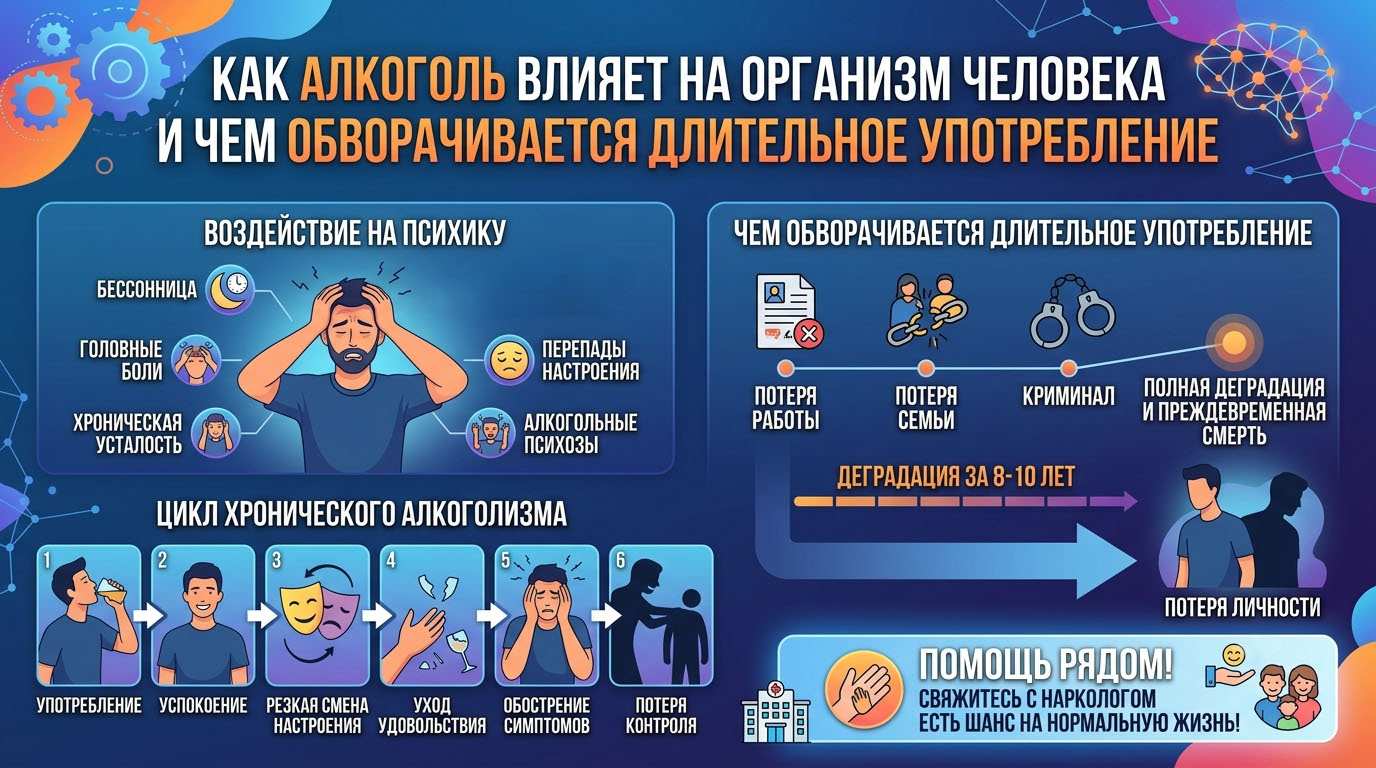 Инфографика: Воздействие на психику