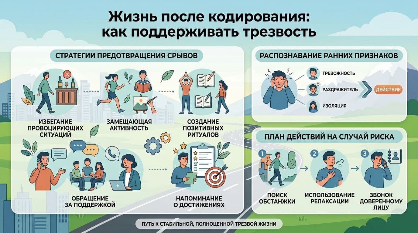 Инфографика: Как избежать срывов после кодирования