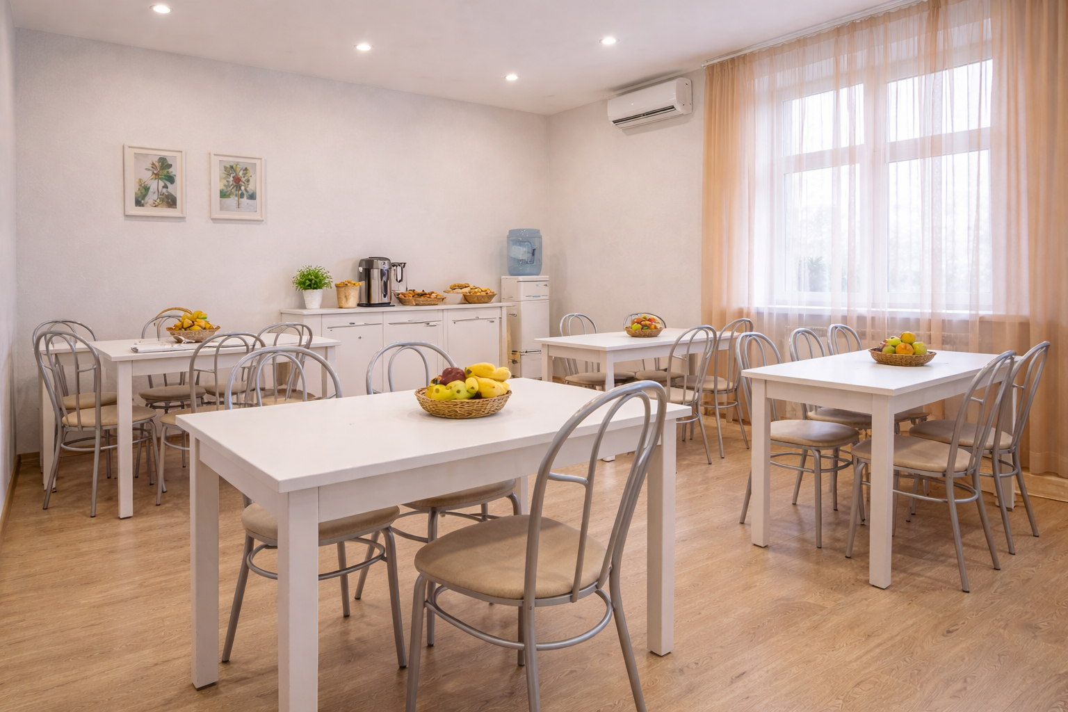 Столовая в реабилитационном центре Трезвый Путь